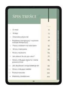 spis treści ebook