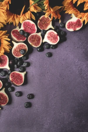 winylowe tło fichi w stylizacji