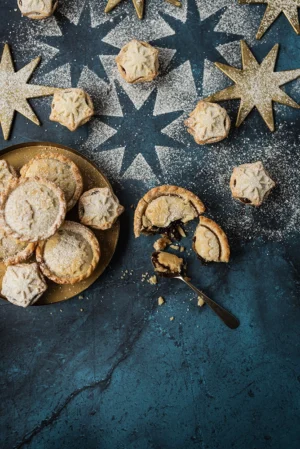 Tło do fotografii kulinarnej i produktowej. Niebieski, lodowy, kamienny wzór. Winylowe tło do fotografii, zwijane, trwałe, drukowane.