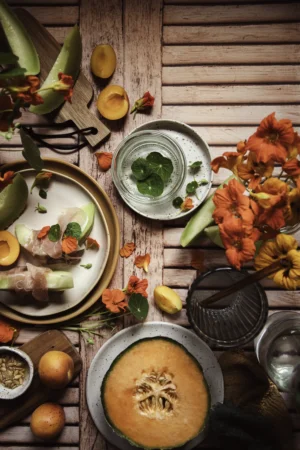 Drukowane tło winylowe Hazel